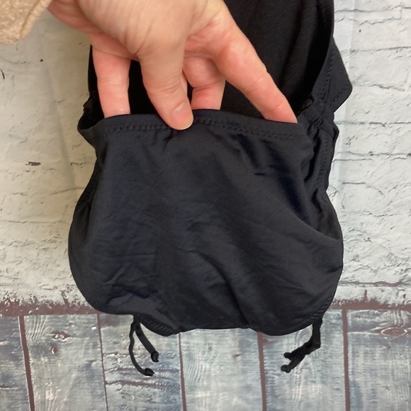 BEACH by Melissa Odabash open back one piece swimsuit XS Tie detail vacation - Picture 9 of 12